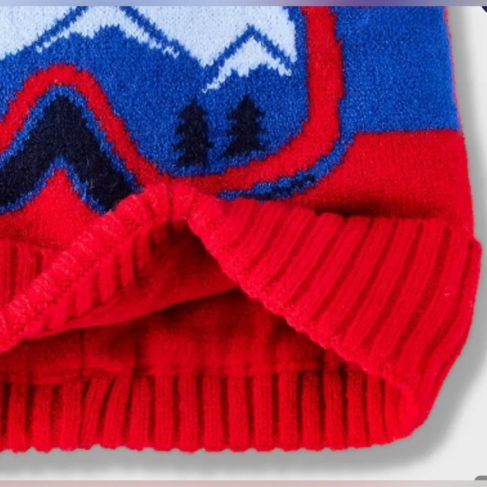 Boys' Retro Ski Goggle Beanie Hat - Cat & Jack™ Red NWT